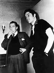 Photo of Elvis and Ed Sullivan
