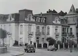 A residential house at the end of Avenida Arce, Plaza Isabel La Católica,1948.