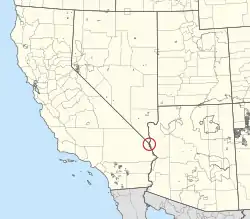 Location of Fort Mojave Indian Reservation