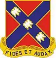 134th Field Artillery Regiment"Fides et Audax"