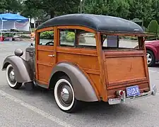 1940 Bantam Super 4 station wagon, rear view