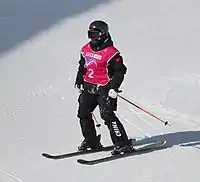 Wu Meng at women's halfpipe