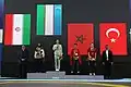 Women 62 kg Medal Ceremony