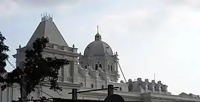 A view from a different angle of the Ujjayanta Palace.