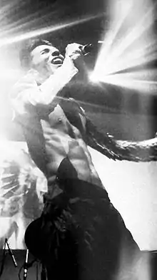 Alek Sandar performing at the NMS New York Music Festival, Webster Hall in June 2012