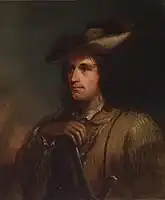 Portrait of Antoine, circa 1840, a depiction of  Antoine Clement, Miller's guide during his 1837 expedition with Stewart