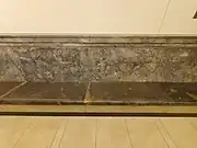 Tuxedo Grey: Kansas State Capitol - visitor entrance bench