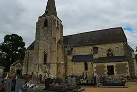 The church of Saint-Symphorien, in Anché