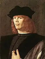 Portrait of a Man, c. 1500 - oil on panel; H.42&nbsp;cm, W. 32&nbsp;cm, Brera Gallery