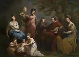The Family of the Earl of Gower (1772), oil on canvas, 150.4 x 208.2&nbsp;cm., National Museum of Women in the Arts, Washington, D.C.