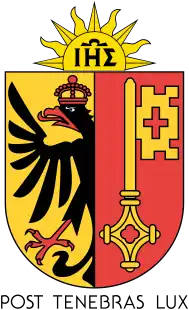 Coat of arms of Canton of GenevaCanton de Genève&nbsp;(French)
