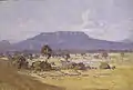 Mount William depicted in Arthur Streeton's 1926 painting Land of the Golden Fleece