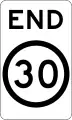 (R4-12) End of 30&nbsp;km/h Speed Limit