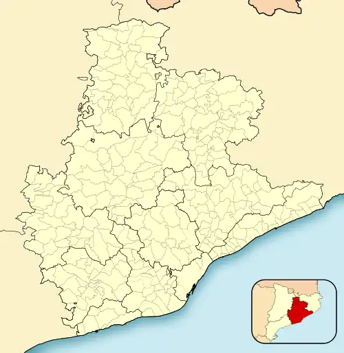 Espinelves is located in Province of Barcelona