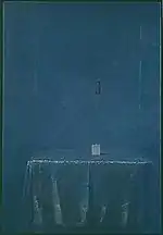 After the Lucky Moon, 2002, Oil on panel, 24 x 16 1/2 inches