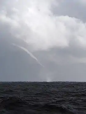 Waterspout in the Tasman Sea, 29&nbsp;January 2009