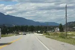 Highway northward, Canal Flats, 2013