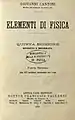 Elementi di fisica, 1885
