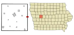 Location of Ralston, Iowa