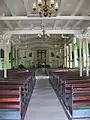 The cathedral's interior showing the nave and sanctuary.