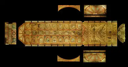 Ceiling Paintings of San Miguel Arcangel Parish Church, Argao, Cebu (100 dpi)