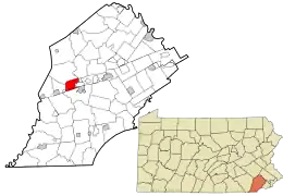 Location in Chester County and the U.S. state of Pennsylvania.