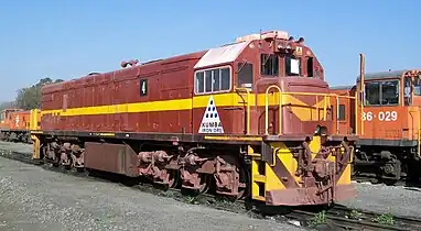 Kumba Iron Ore no. 4, ex Iscor no. G04, at Leeuhof depot, Vereeniging, 5 September 2010