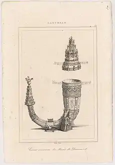 Augustin François Lemaître: Corne ancienne, du Musée de Danemark