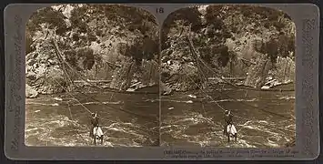 Jhelum River at Uri in Kashmir, 1903