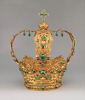 Crown of the Virgin of the Immaculate Conception, known as the Crown of the Andes MET DP365520