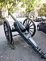 De Bange 90&nbsp;mm cannon.