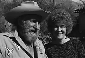 Degrazia with singer, Sammi Smith c. 1977. Photograph by Dick Frontain