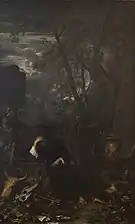 Democritus in Meditation (1650–51), oil on canvas, 344 x 214&nbsp;cm., National Gallery of Denmark