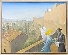 Der Vertrag, 87 x 67&nbsp;cm, Öl auf Hartfaser, 1985 (2016)