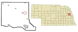 Location of Winslow, Nebraska