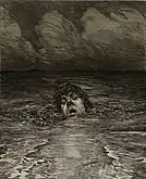 Downfall, from the series A Life, Opus VIII, no. 12 (1884), etching and drypoint, 27.6 × 22.8&nbsp;cm. Art Institute of Chicago, Gift of Jack Daulton