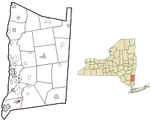 Location of Merritt Park, New York