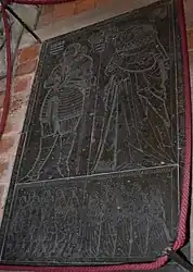 Filmer brass in East Sutton church