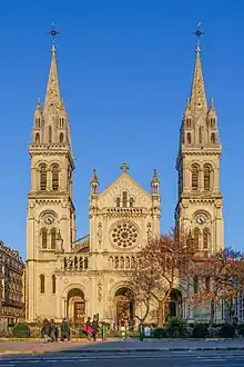 The church of Saint-Ambroise (11th arrondissement) by Théodore Ballu (1863–68)
