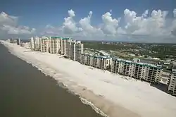 Perdido Key, July 13, 2005.  Impact of Hurricane Dennis