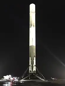Falcon 9 flight 20's first-stage after landing