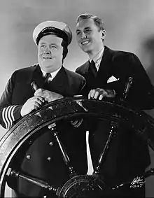 Ross (at right) on the Maxwell House Show Boat radio program in 1935