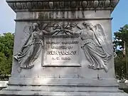 Inscription north face of 1850 monument