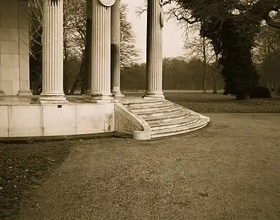 Freundschaftstempel, Potsdam, 1896. Albumen silver print, 18 x 23&nbsp;cm. The Wassmann Foundation, Washington, D.C.