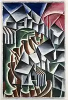 Birsk, 1916, Oil on canvas, 106 × 69.5&nbsp;cm (41.7 × 27.4 in), Solomon R. Guggenheim Museum, New York Gift, George Costakis, 1981 Guggenheim Museum