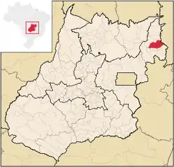 Location in Goiás state