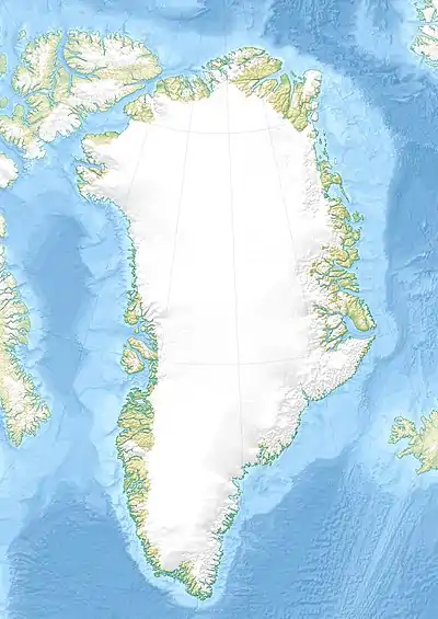 De Long Fjord is located in Greenland