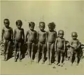 Group of Indian native children in the 1890s. Nudity among children is considered natural in most of India.