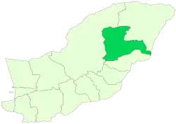 Location of Kalaleh County in&nbsp;Golestan&nbsp;province