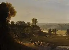 Hall i'th' Wood, near Bolton by William Linton.